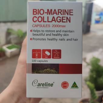 Viên Uống Careline Bio Marine Collagen 2000max 100 viên Hỗ Trợ Làm Đẹp Da Của Úc