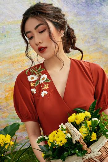 OLV - Đầm Oliver Embroidered Dress