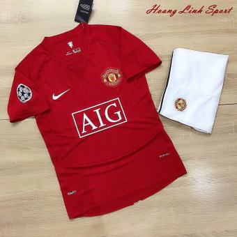 Áo Bóng Đá CLB MANCHESTER United -Sân Nhà 2008-Chất Polyester-Bản Thi Đấu