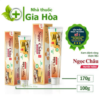 Kem đánh răng dược liệu Ngọc Châu truyền thống 100g / 170g - Dược Phẩm Hoa Linh