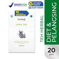 HERBILOGY LAXA TEA 20 PCS/BOX BPOM UNTUK MENURUNKAN BERAT BADAN