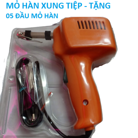 MỎ HÀN XUNG 100W CỦA TIỆP TẶNG 05 ĐẦU MỎ HÀN