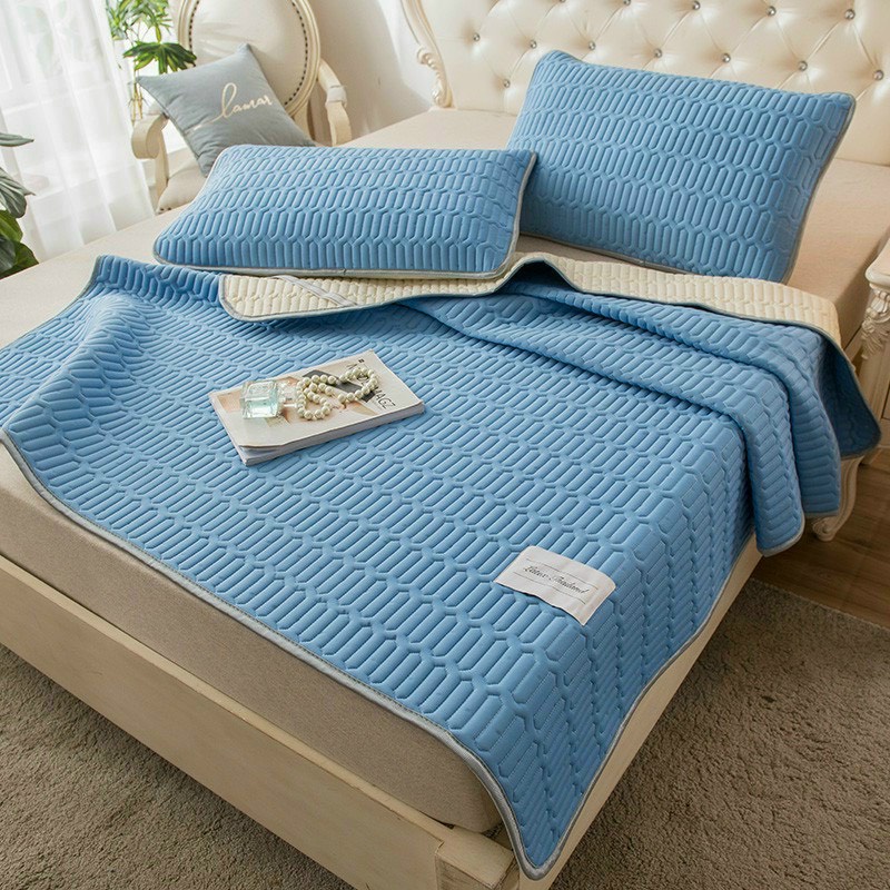 Chiếu điều hòa cao su non hàng loại 1 nhập khẩu tặng kèm 2 vỏ gối đầu