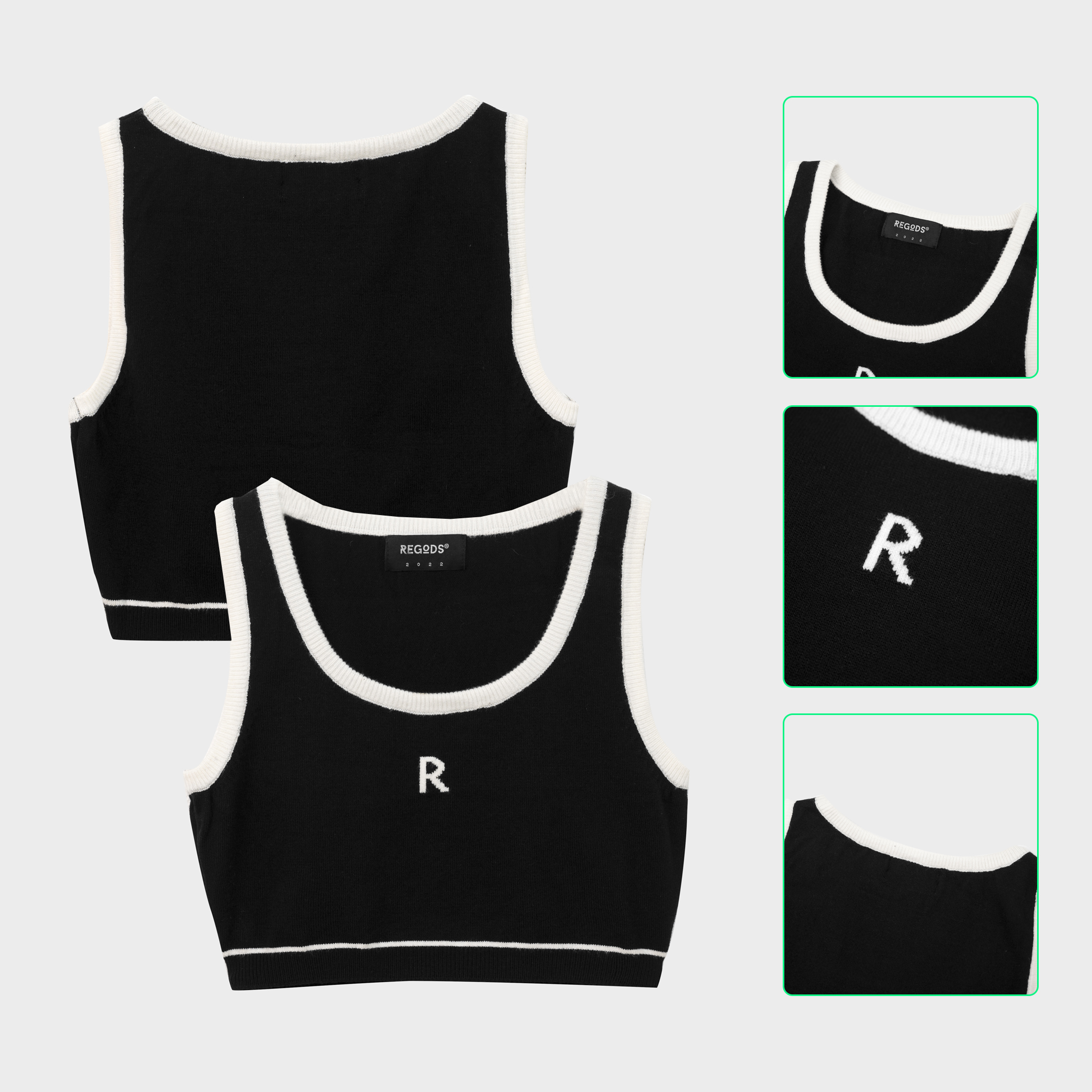 Set áo chân váy Knit Regods