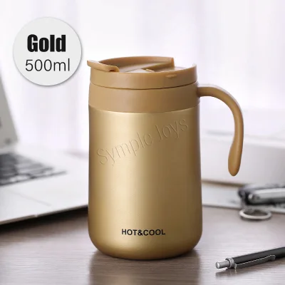 Stainless Steel Thermal Coffee Mug Bubble Tea Cup Vacuum Insulated Travel Mug (6)