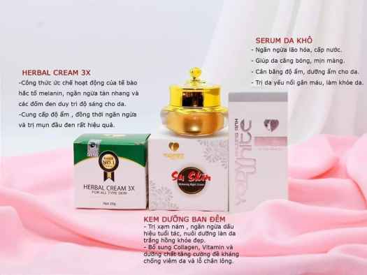 KEM DƯỠNG TRẮNG DA TÁI TẠO BAN ĐÊM SU SKIN YODY WHITE PHƯƠNG ANH