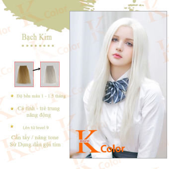 Thuốc nhuộm tóc Bạch Kim Kcolor
