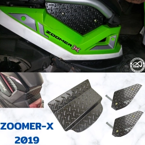 สินค้า กล่องปิดใต้เบาะ Zoomer ตะแกรงใต้เบาะ ปิดใต้เบาะ รุ่น ZOOMER X 2019 ชุดเก็บของใต้เบาะ(ตะแกรง) ZOOMER เคฟล่าดำ