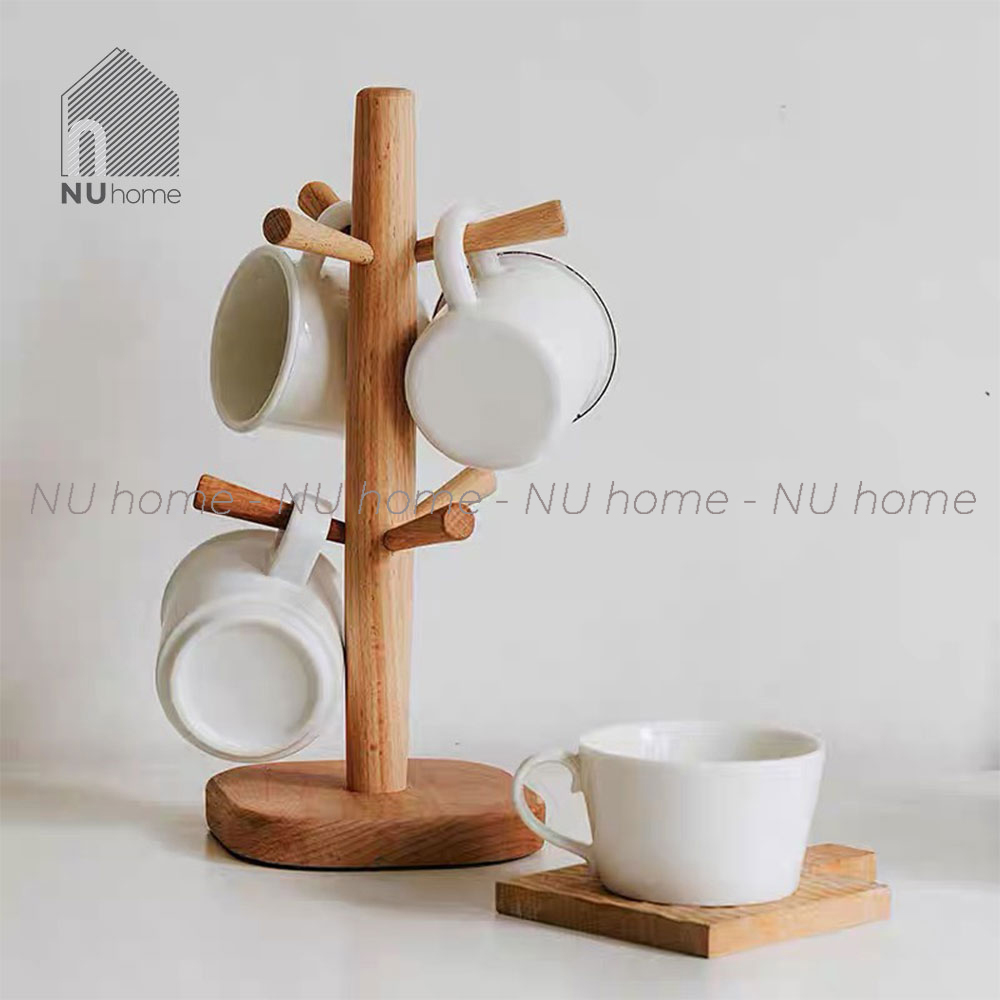 Cây treo ly - Suri | nuhome.vn | cây treo ly bằng gỗ thiết kế đơn giản đẹp mắt và sang trọng