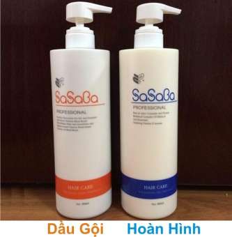 Dầu Gội Xả Cặp Sasaba Cao Cấp, Phục Hồi Tóc Hư Tổn 800ML
