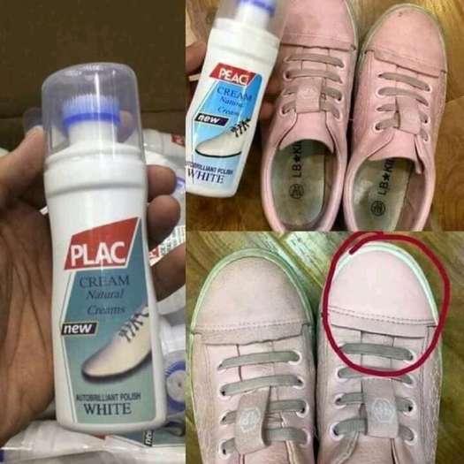 Combo 3 Chai xịt tẩy trắng giày dép túi xách Plac - đầu có bàn chải