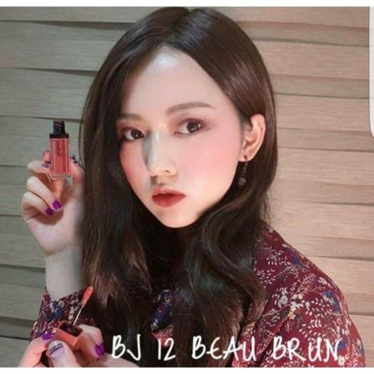 Son Bj Velvet 12 Màu Đỏ Gạch Cực Xinh