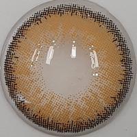 Lens Hera Nâu Tây Sáng Không Độ ALMOND BROWN Nhập Khẩu Hàn Quốc Kính Áp Tròng Không Cận 1 Ngày