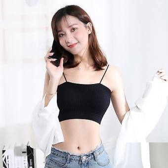 Áo bra 2 dây sợi bún gân tăm có đệm mỏng