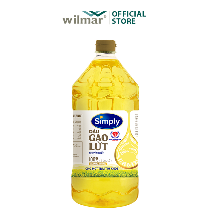 Dầu gạo lứt simply 2l