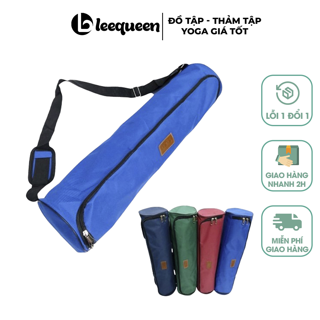 Túi đựng thảm Yoga CACAO TPE 6mm 8mm cao cấp khóa mở hai đầu có bản đeo chống nước