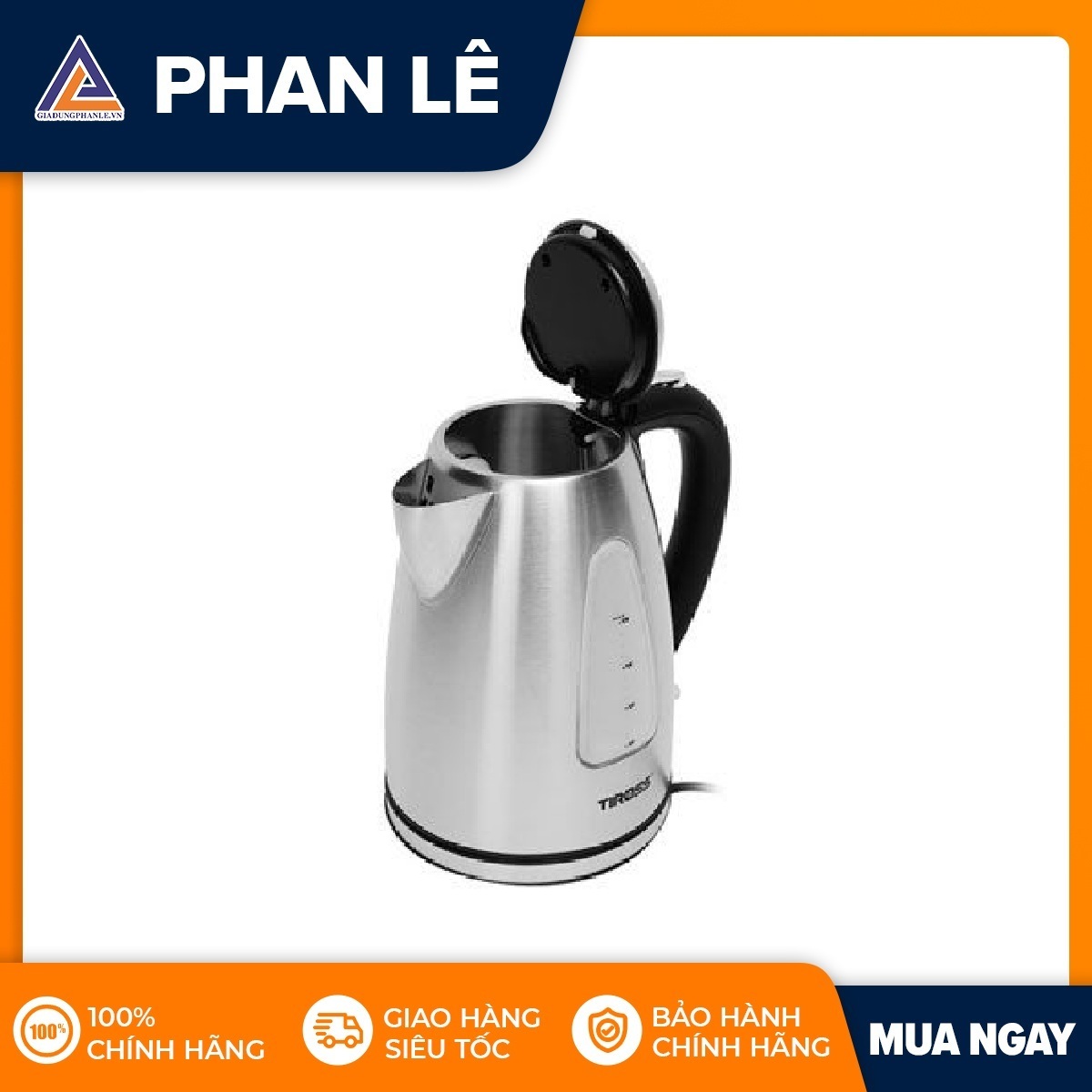 Ấm đun siêu tốc tiross ts498 1.7l