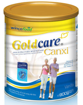Sữa bột Goldcare Canxi 900g - Ít béo, bổ sung Canxi cho người lớn tuổi, suy nhược