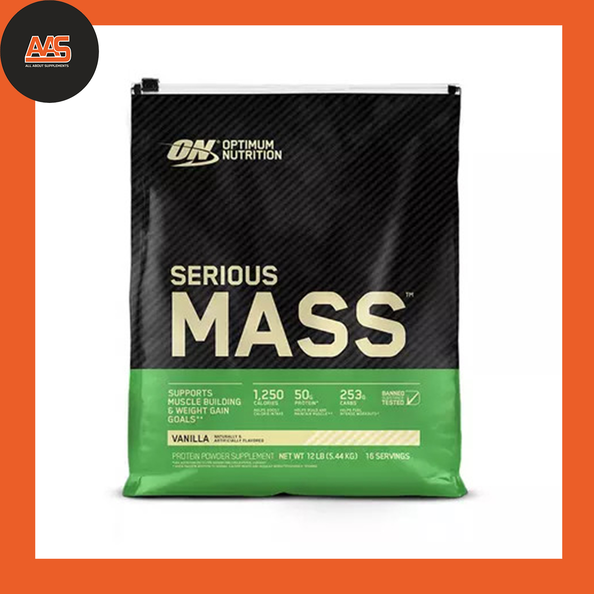Weight gainer - optimum nutrition - serious mass - 12lbs - sữa tăng cân tăng cơ bán chạy nhất tại mỹ