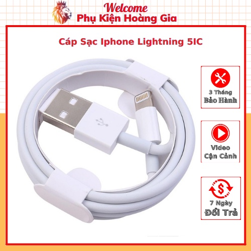 Dây sạc điện thoại iphone 5ic giá rẻ, chất lượng iphone 5 /5s / 6 / 6s / 7 / 7p / 8 / 8p / x / xr / xmax