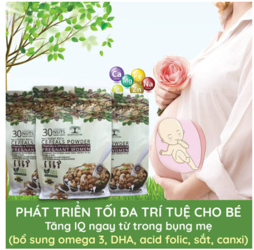 Bột Ngũ Cốc Bà Bầu Queen Nature Bột Ngũ Cốc Dinh Dưỡng Cho Bà Bầu Ngũ Cốc Không Đường Cung Cấp Dưỡng Chất Vào Con Hơn Vào Mẹ-Misa MB Care