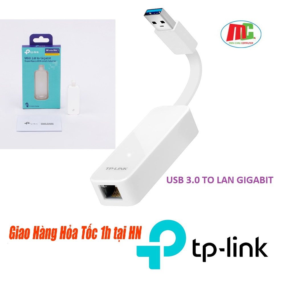 Bộ Chuyển Đổi Mạng USB 3.0 Ethernet Gigabit TP-Link UE300/UE306 - USB Lan 3.0 - Hàng Chính Hãng