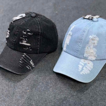 Nón kết Jean rách cá tính nam nữ