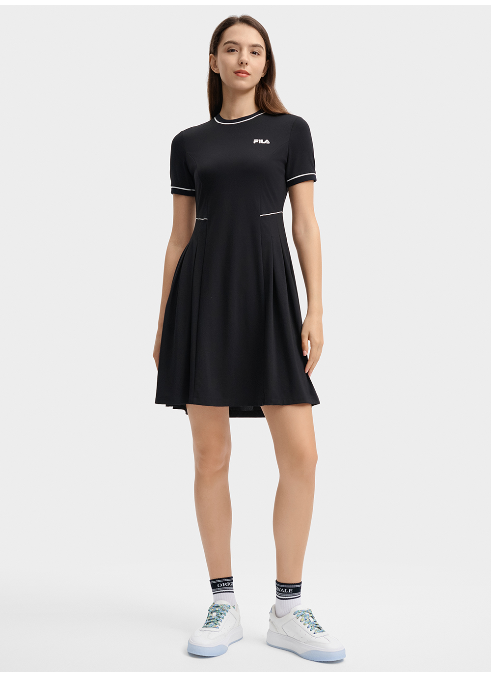 FILA CORE LIFESTYLE HERITAGE Women Dress Black