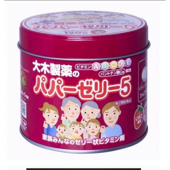 Kẹo biếng ăn của Nhật Bản Papa Jelly Vị dâu 120 viên