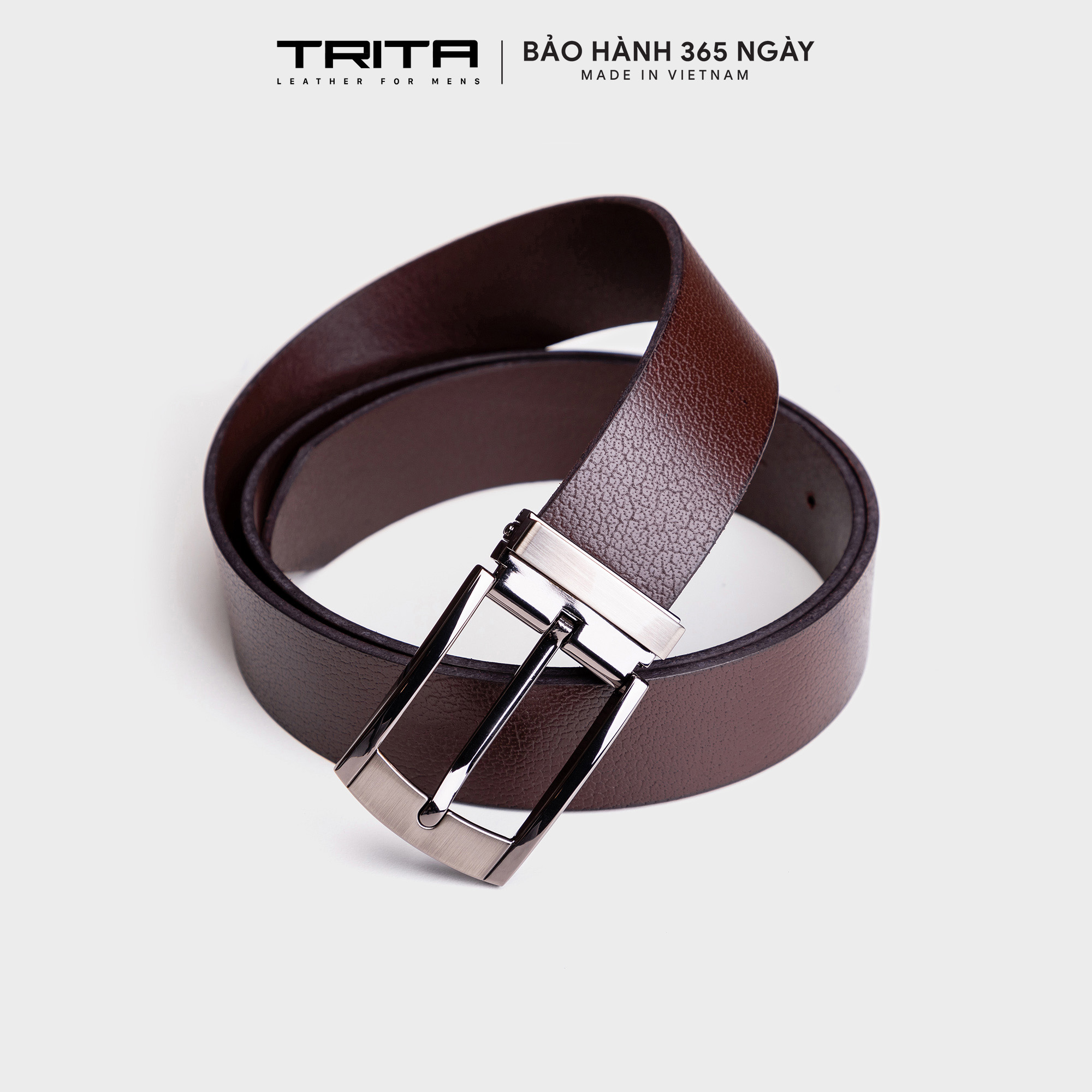 Thắt lưng nam da bò thật trita rtl047