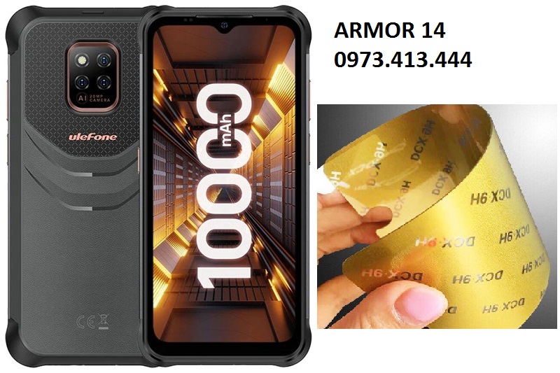 Miếng dán cường lực điện thoại Ulefone Armor 14 Chất liệu Nano dẻo siêu bền