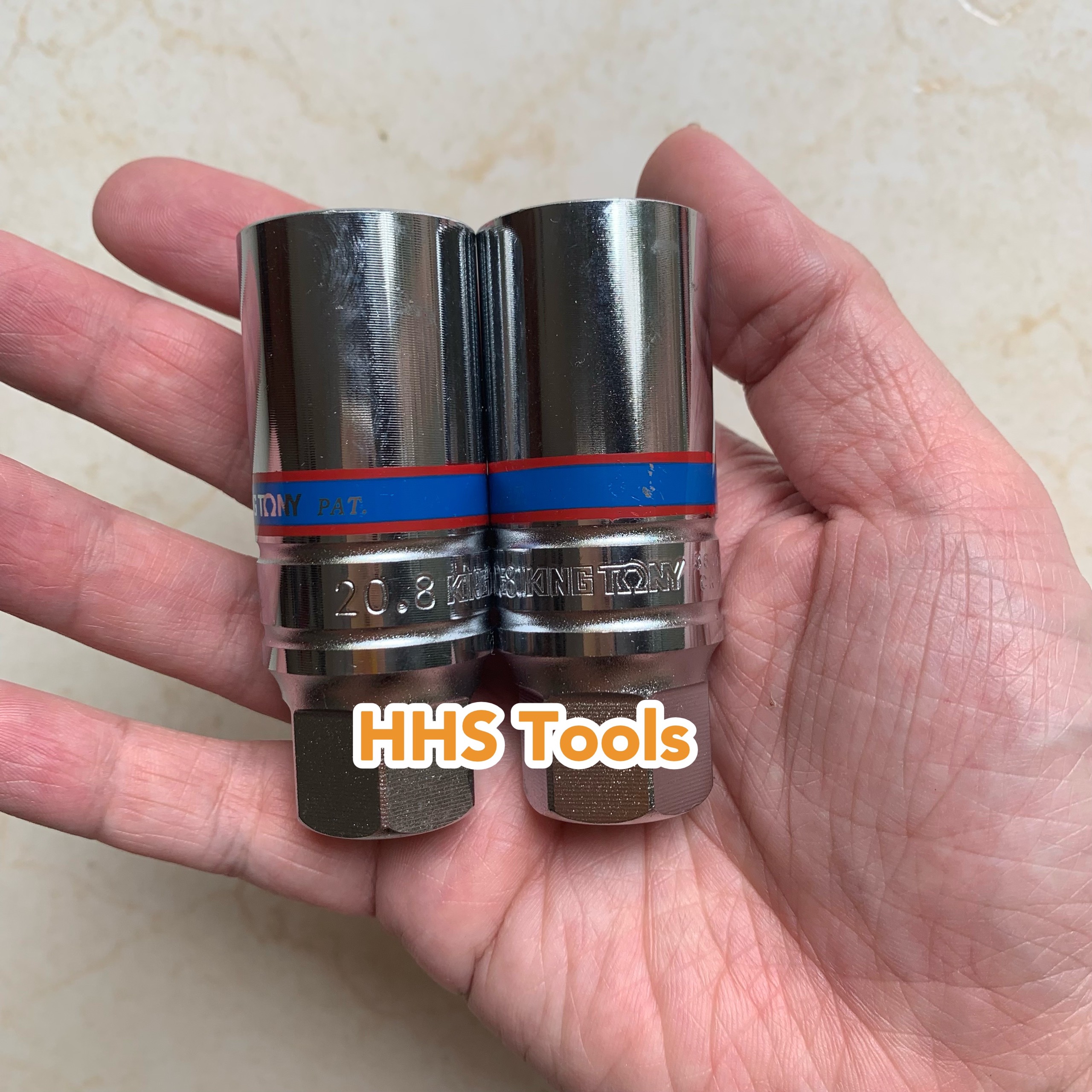 Tuýp mở bugi kingtony 3/8 có ron cao su