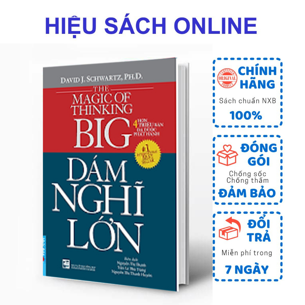 Sách - Dám Nghĩ Lớn - Tặng kèm bookmark