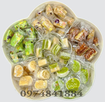Combo mix các loại kẹo dừa cao cấp 250g/ 500g/ 1kg - bánh kẹo tết- đồ ăn vặt