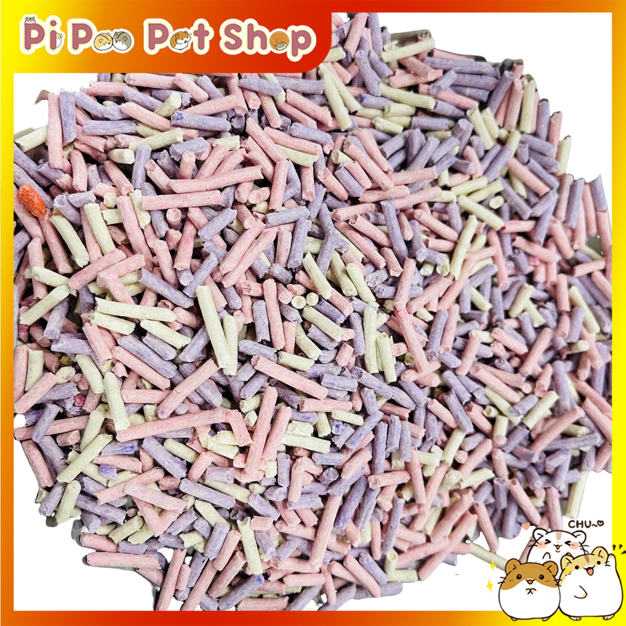 Lót chuồng hamster - Giấy nén đậu nành