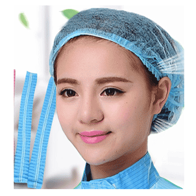 Mũ Trùm đầu y tế, nón còn sâu chùm đầu, chất liệu giầy dặn, dùng cho y tế , Spa, mũ con sâu - Loki Care