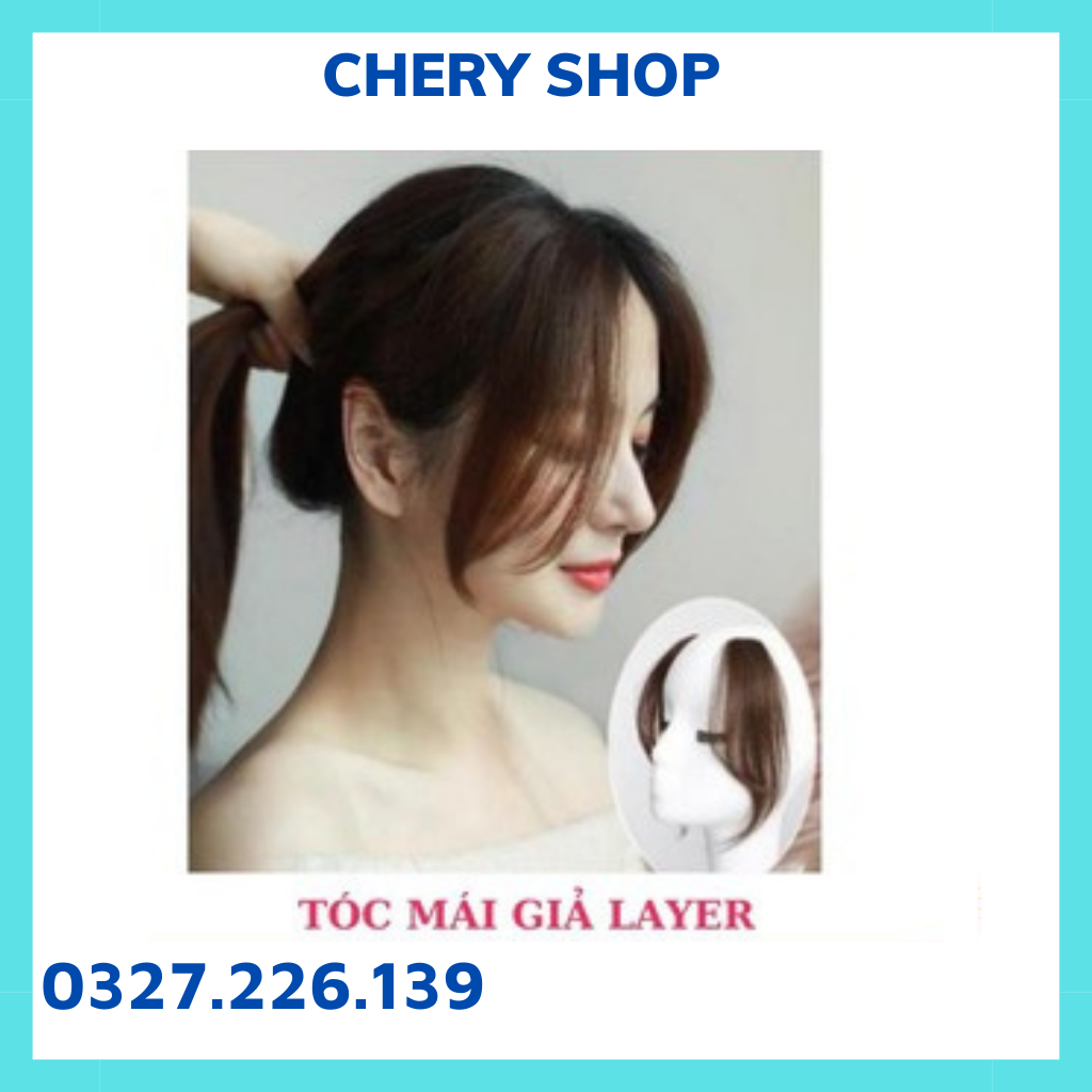 Tóc mái giả layer mái bay phong cách HÀN QUỐC