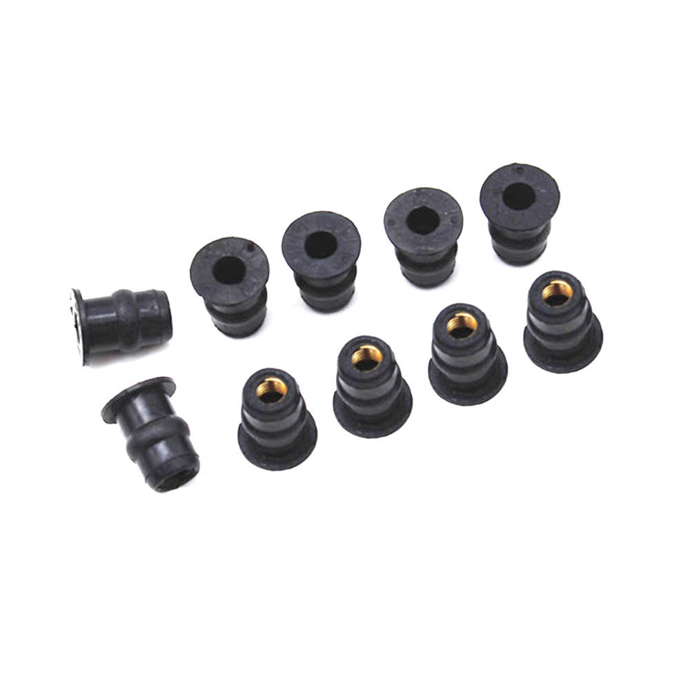 Đai Ốc Cao Su NMAX V1 V2 Cho Kính Chắn Gió ADV PCX AEROX GSX CBR R1 R3 R6 R15 NINJA M5 10 Cái