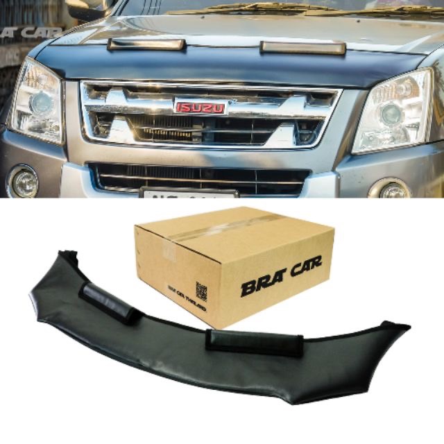 หน้ากากหนังกันหินกันแมลงหุ้มฝากระโปรงหน้ารถยนต์ Isuzu Dmax Gold Serie/Plattinum ราคา 1,300 บาท*ส่งฟรี