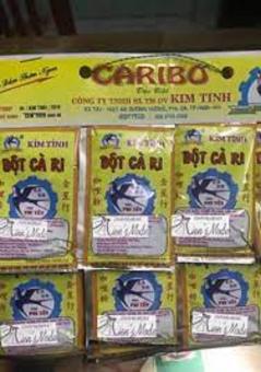 Bột cà ri (caribo) hiệu Kim Tinh gói 3g