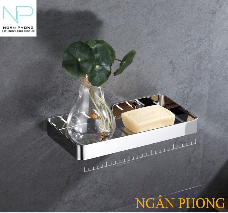 Kệ đựng xà phòng inox 304-dày