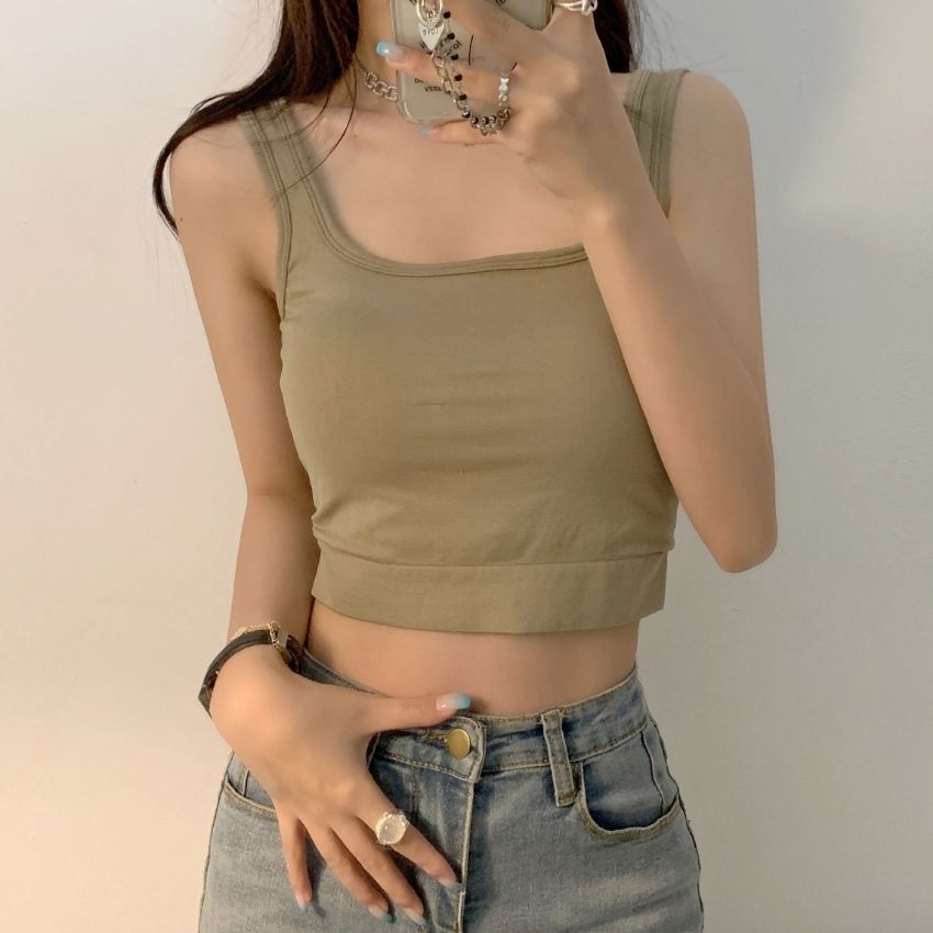 Áo hai dây - Áo bra Kết hợp cùng áo vest hoặc quần cạp cao cực cá tính trẻ trung A833