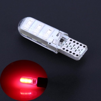 10pcs T10 5630 W5W Silica Gel 6MSD LED Car Interior Reading Lights(Red) - Intl April 2018 - 2 10pcs T10 5630 W5W Silica Gel 6MSD LED Car Interior Reading Lights(Red) - intl - 2
