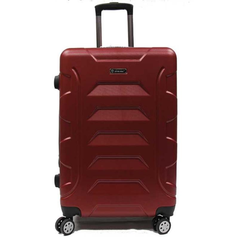 24 inch Medium Groovy ABS Expandable Luggage with 8 Spinner Wheels and Number Lock