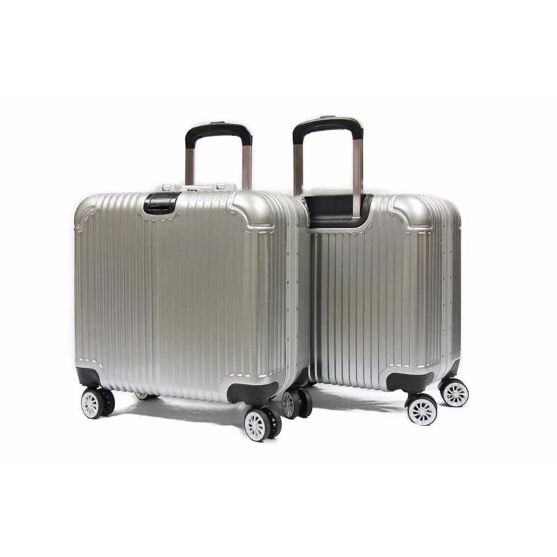 Aluminium Frame Cabin Size Polycarbonate Luggage with 8 Spinner Wheels TSA Lock