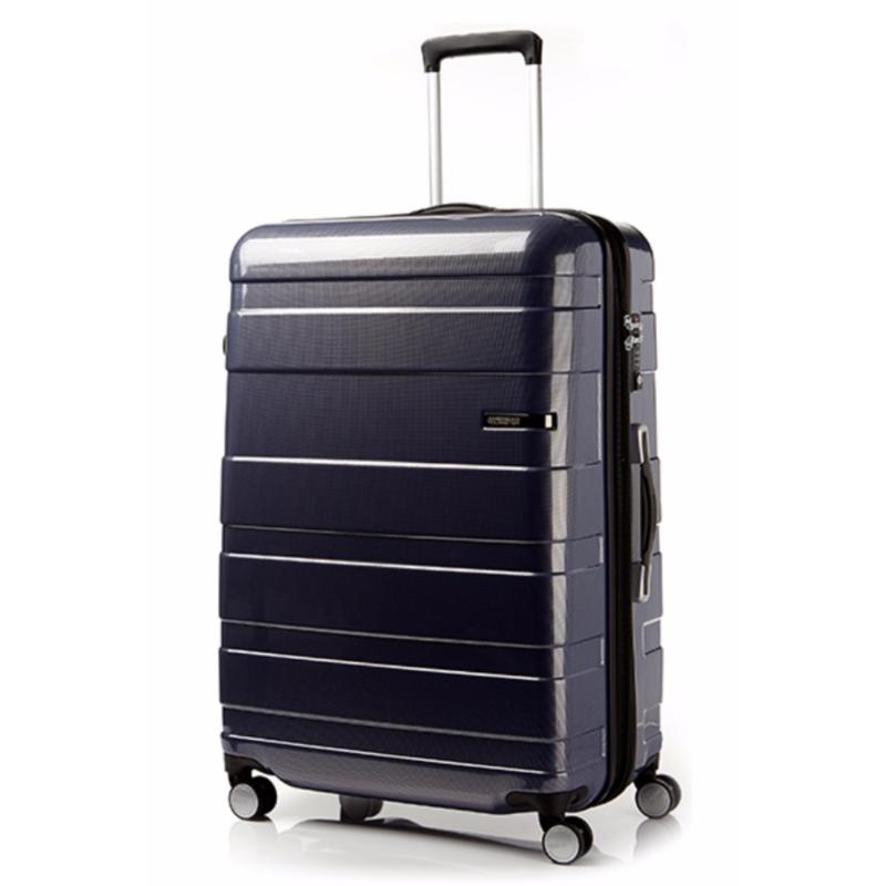American Tourister HS MV+ Deluxe Spinner 79cm Exp (Navy/Checks)