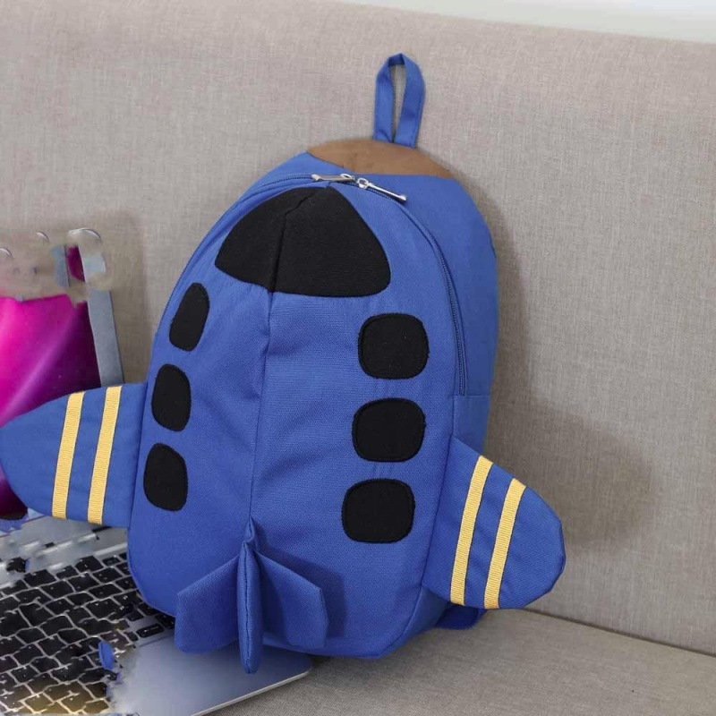 Baby Boys Girls Kids Plane Pattern Animals Backpack Toddler School Bag - intl