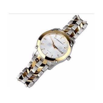 burberry gold and silver watch