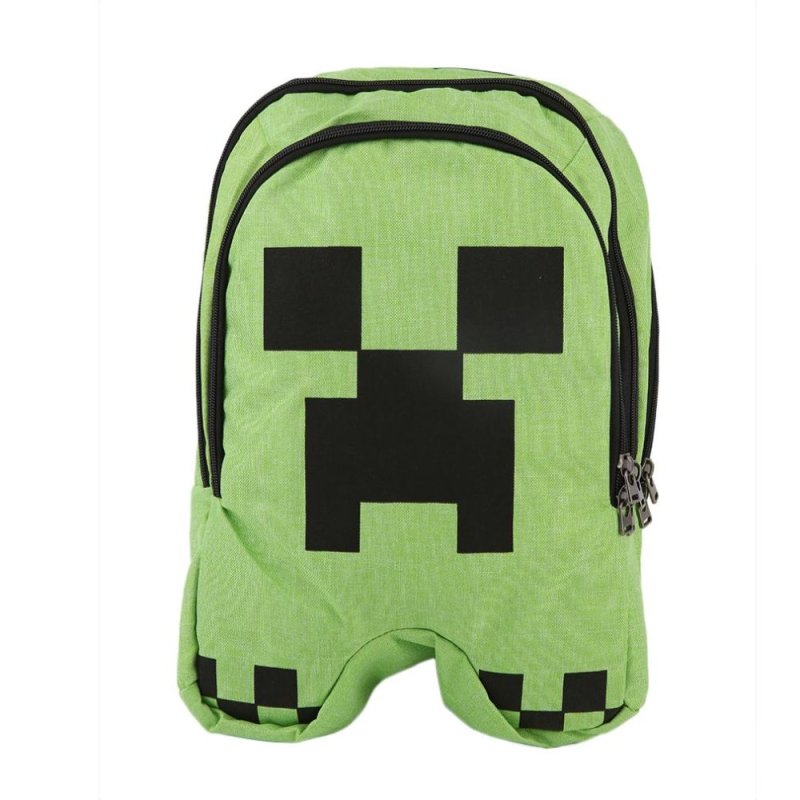 CHEER Man Woman Students Double Shoulder Bag School Backpack Green - intl