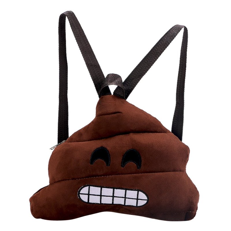 Fashion Smile Face Emoji School Bag Kids Backpack (Tooth)